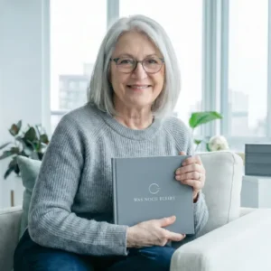 Das fertige, hochwertige Erinnerungsbuch aus dem Biografie- und Medienprojekt „Was noch bleibt“.